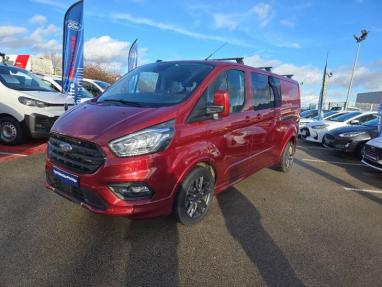 Voir le détail de l'offre de cette FORD Transit Custom Fg 320 L2H1 2.0 EcoBlue 185 Cabine Approfondie Sport 7cv de 2021 en vente à partir de 371.72 €  / mois