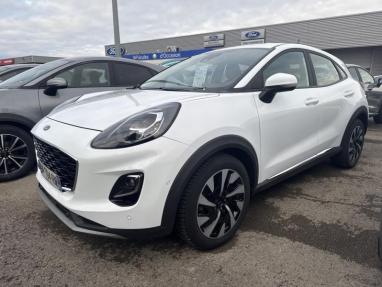 Voir le détail de l'offre de cette FORD Puma 1.0 Flexifuel 125ch S&S mHEV Titanium de 2024 en vente à partir de 228.34 €  / mois