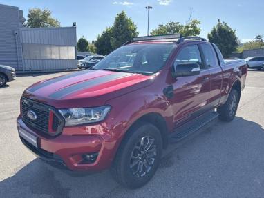 Voir le détail de l'offre de cette FORD Ranger 2.0 TDCi 213ch Super Cab Stormtrak BVA10 de 2022 en vente à partir de 485.55 € / mois