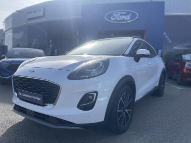Voir le détail de l'offre de cette FORD Puma 1.0 Flexifuel 125ch S&S mHEV Titanium de 2022 en vente à partir de 204.08 €  / mois
