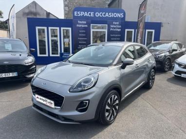 Voir le détail de l'offre de cette FORD Puma 1.0 Flexifuel 125ch S&S mHEV Titanium de 2024 en vente à partir de 218.95 €  / mois