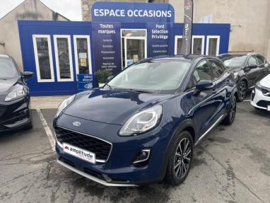 Voir le détail de l'offre de cette FORD Puma 1.0 EcoBoost 125ch S&S mHEV Titanium Powershift de 2023 en vente à partir de 216.09 € / mois