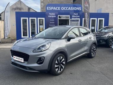 Voir le détail de l'offre de cette FORD Puma 1.0 Flexifuel 125ch S&S mHEV Titanium de 2024 en vente à partir de 215.28 €  / mois